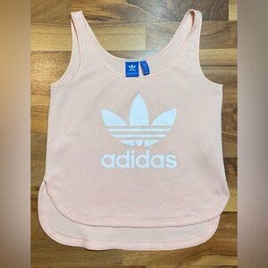 Adidas Ladies Peach Gym Vest/Top Mesh Top Size Small